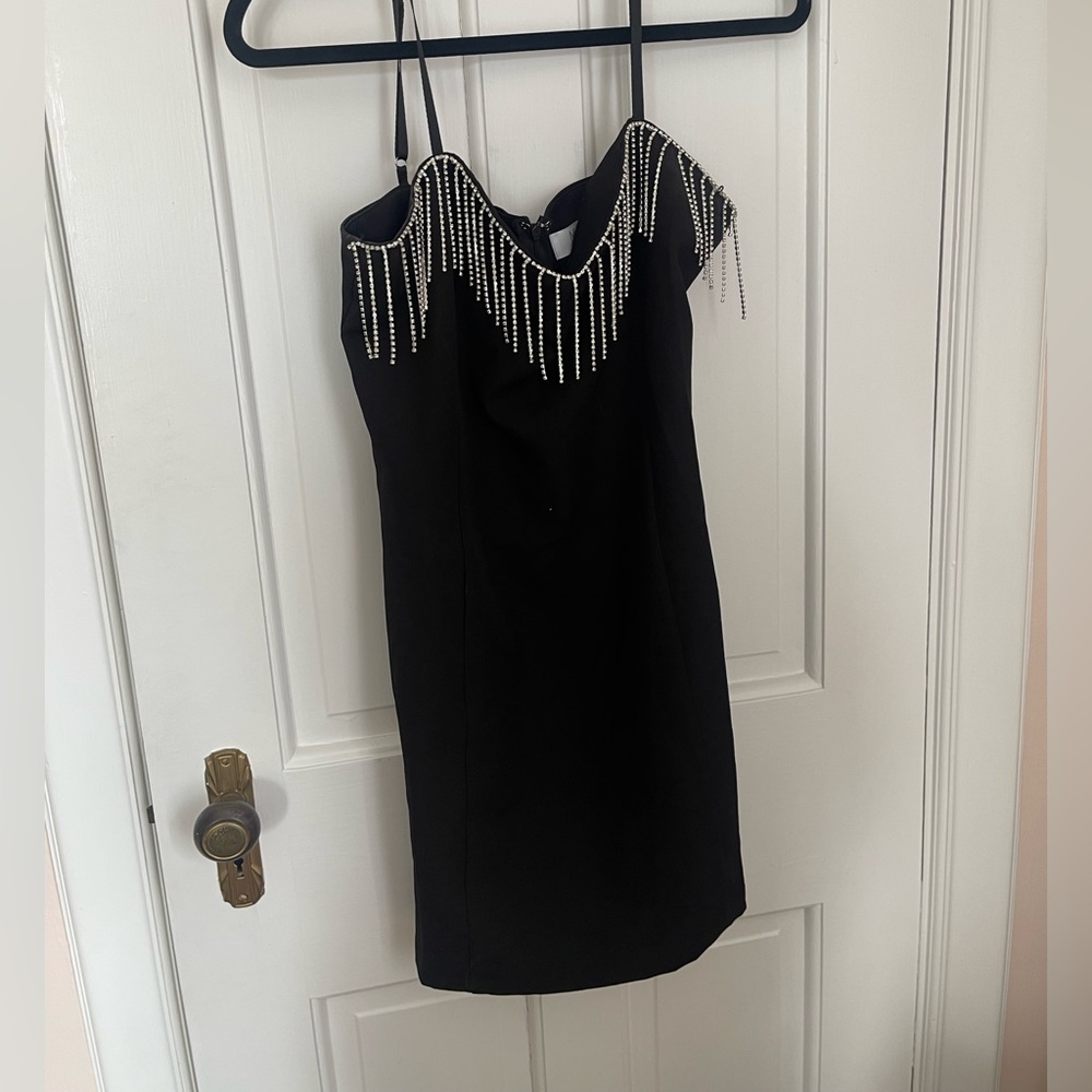 Mod Clothing Black Dress with Sequins